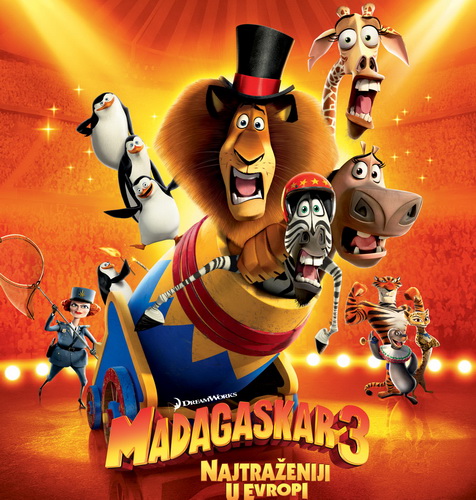 Madagaskar 3: najtraženiji u Evropi