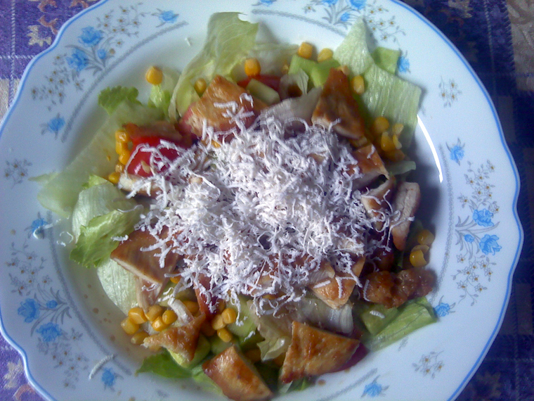 Vitaminska salata sa piletinom Vitaminska salata sa piletinom