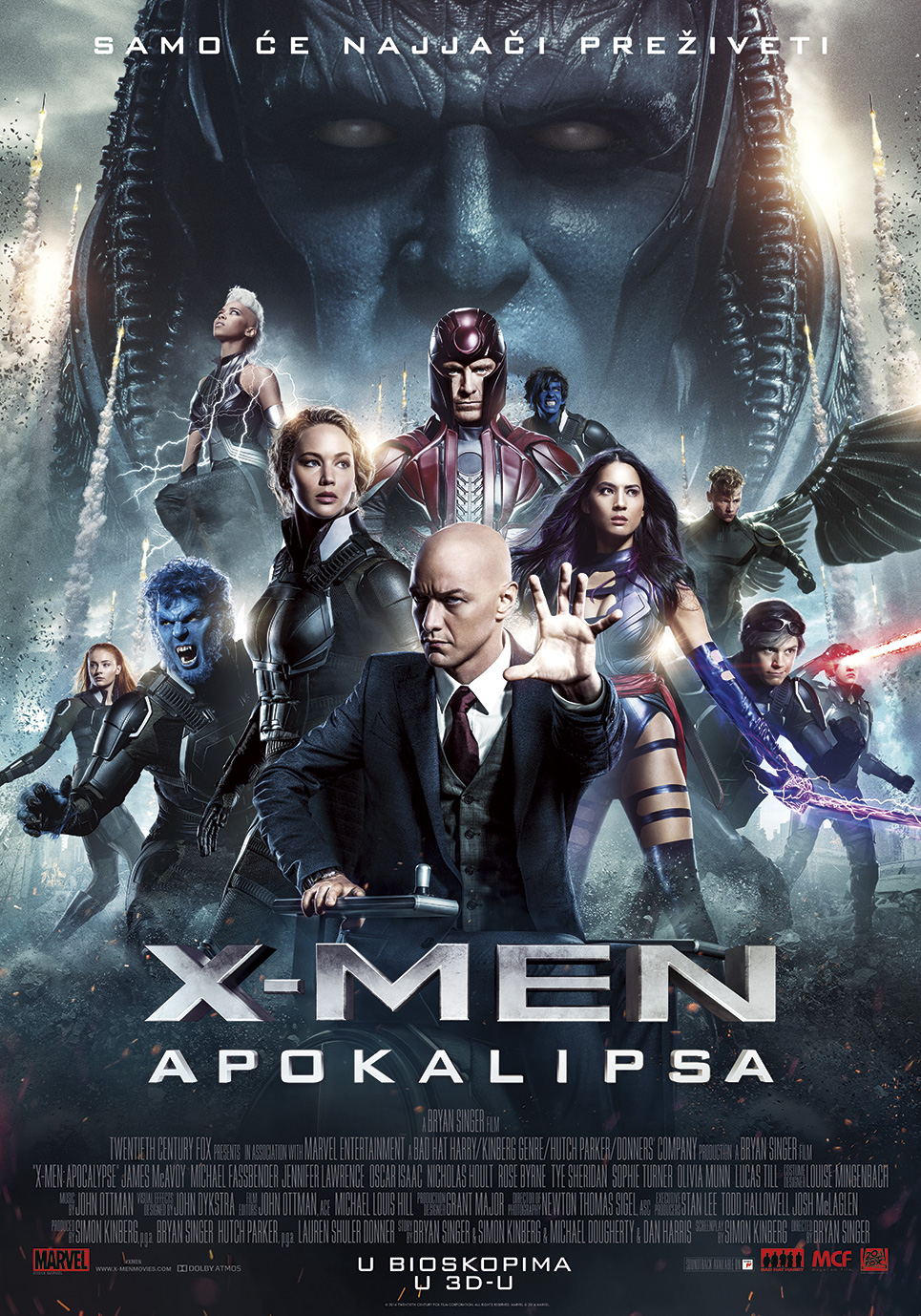 X-men: Apokalipsa 3D (video)