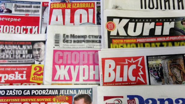 Naslovne strane za nedelju, 20. jul 2025. godine