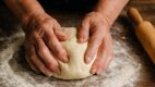 grandma, dough, baking