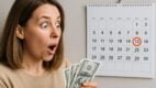 money, calendar, surprise
