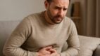 stomach pain, health warning, abdominal discomfort