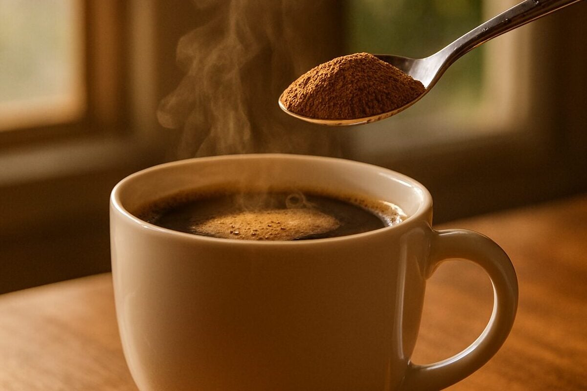 coffee, morning energy, natural supplement