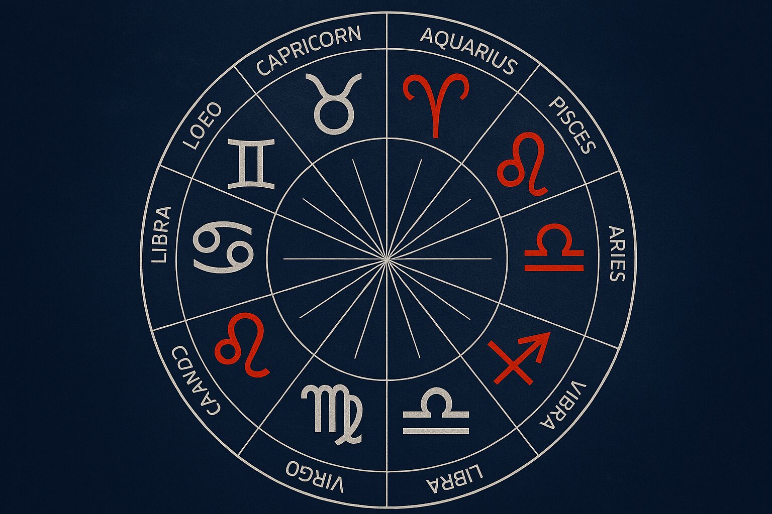 Astrološka mapa prikazuje horoskopske znakove u riziku oktobar 2025