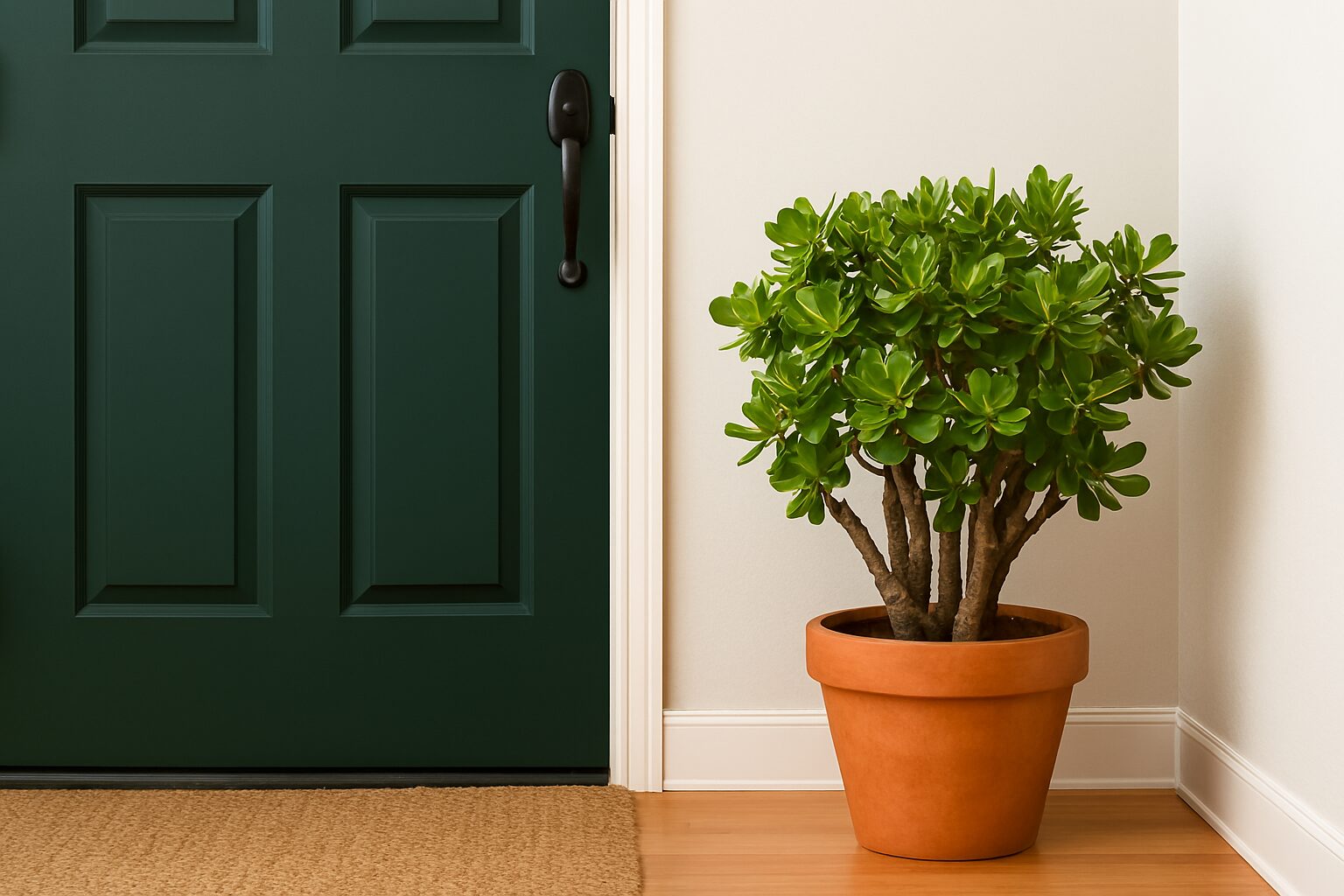 Krasula postavljena sa unutrašnje strane ulaznih vrata.