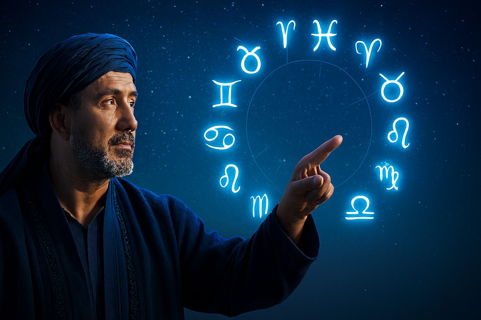 Turski horoskop za 2026. godinu – astrolog pokazuje na zodijak.