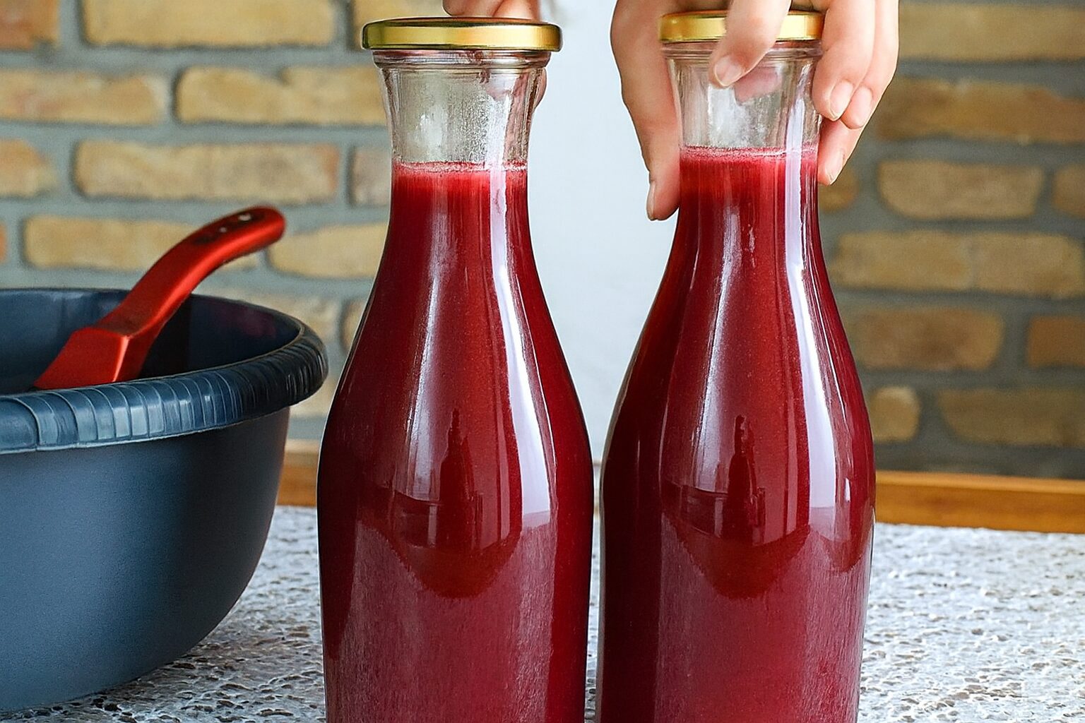 Sok od cvekle u flašama