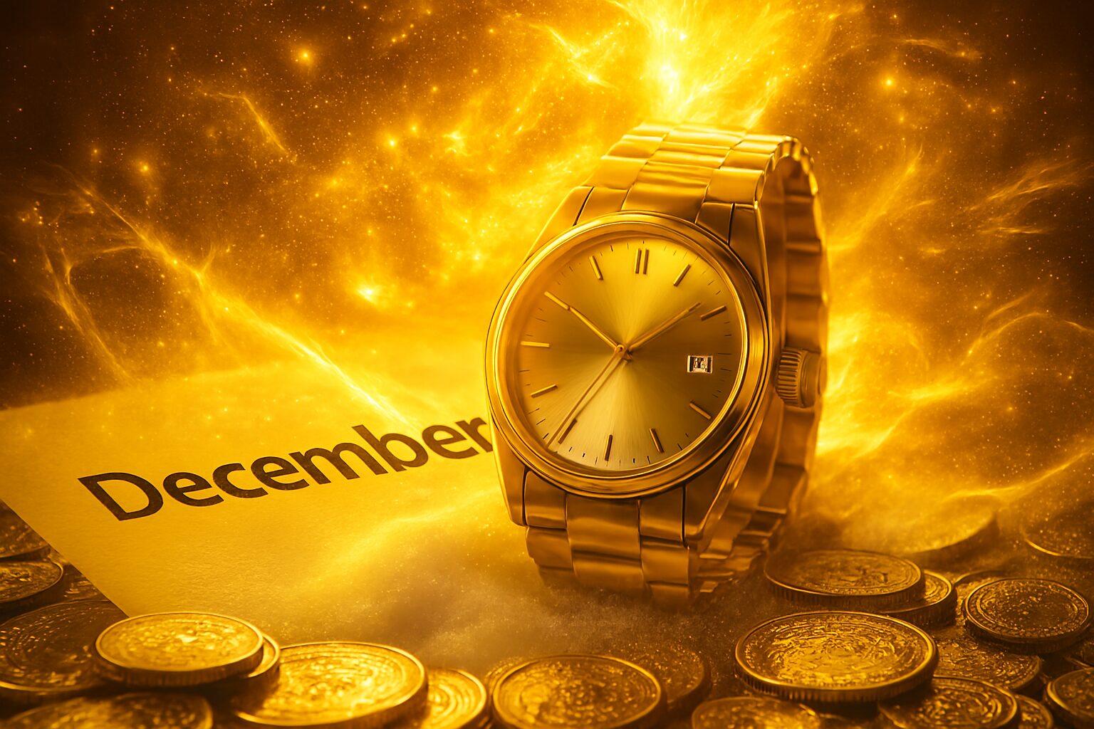 Zlatni sat simbolizuje finansijski procvat za 3 znaka u decembru.