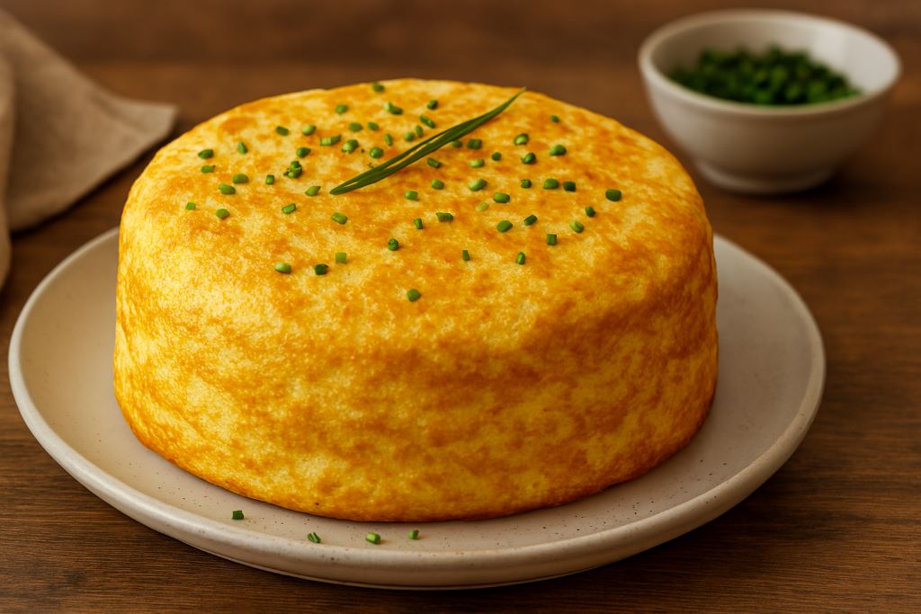 omlet ruski deluje poput vazdušastog kolača