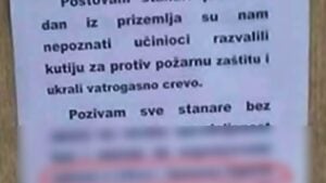Krađa vatrogasnog aparata