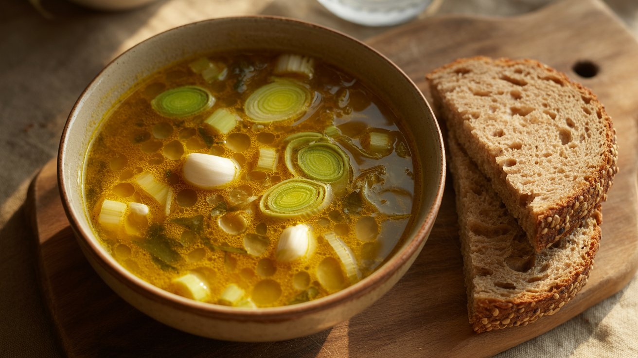 Večera koja čisti creva i jača imunitet — supa sa povrćem, kurkumom i belim lukom