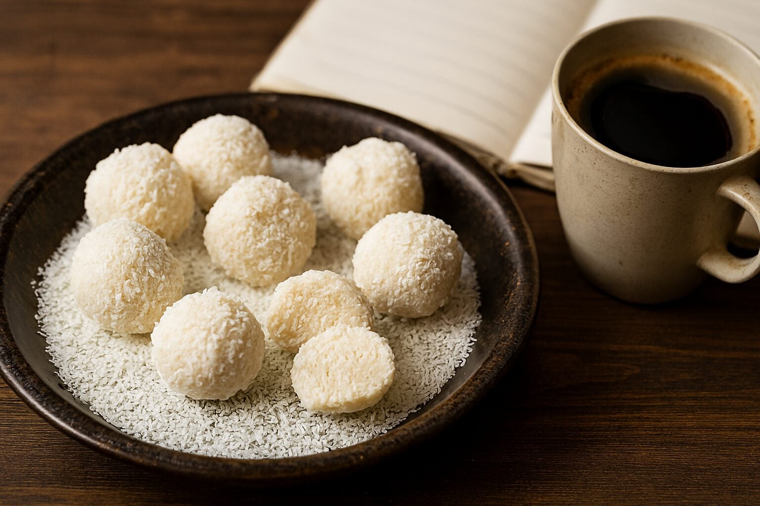 Lažne Rafaelo kuglice od 2 sastojka – zdrav desert